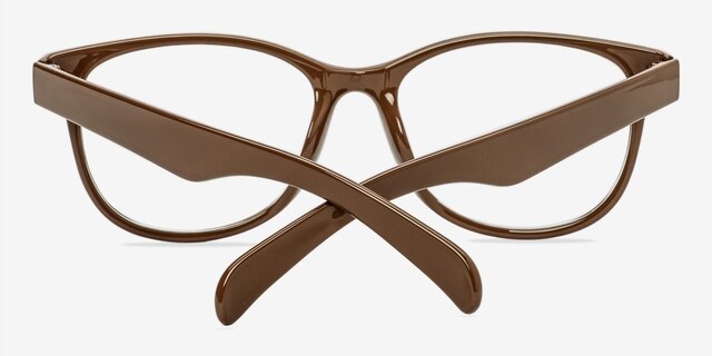 Warren Coffee PlasticEyeglass Frames from EyeBuyDirect, Closed View