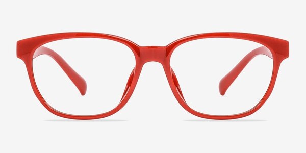 Moody  Red  Plastic Eyeglass Frames