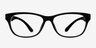 Boulevard Matte Black PlasticEyeglass Frames from EyeBuyDirect, Front View