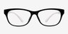 Boulevard Black PlasticEyeglass Frames from EyeBuyDirect, Front View