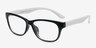 Boulevard Black PlasticEyeglass Frames from EyeBuyDirect, Angle View