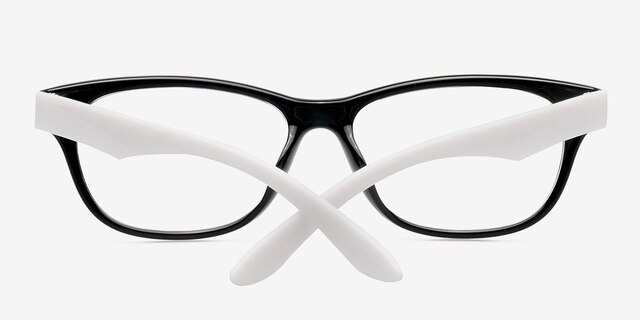 Boulevard Black PlasticEyeglass Frames from EyeBuyDirect, Closed View