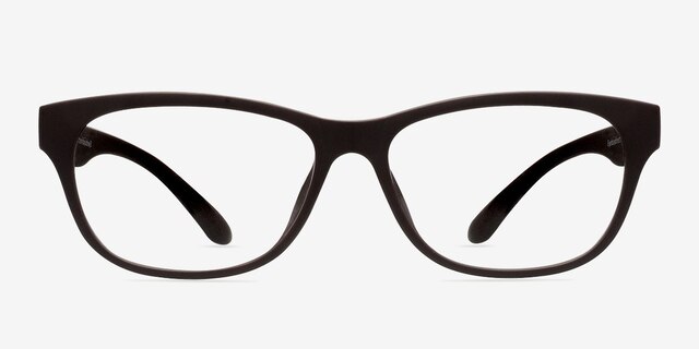 Boulevard Matte Coffee PlasticEyeglass Frames from EyeBuyDirect, Front View