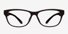 Boulevard Matte Coffee PlasticEyeglass Frames from EyeBuyDirect, Front View
