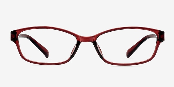 Janet  Burgundy  Plastic Eyeglass Frames