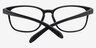 Bouncy Matte Black PlasticEyeglass Frames from EyeBuyDirect, Closed View