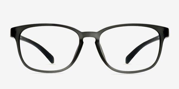 Bouncy Matte Gray Plastique Montures de lunettes de vue