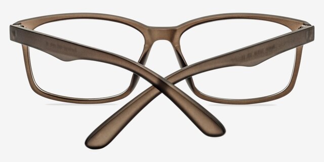 Boston Matte Gray PlasticEyeglass Frames from EyeBuyDirect, Closed View