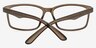 Boston Matte Gray PlasticEyeglass Frames from EyeBuyDirect, Closed View