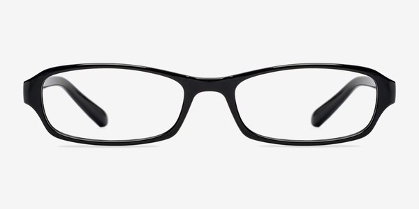 Adept  Black  Plastic Eyeglass Frames
