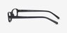 Adept Black PlasticEyeglass Frames from EyeBuyDirect, Side View