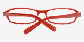 Adept  Red  Plastique Montures de lunettes de vue d'EyeBuyDirect, Vue Rapprochée