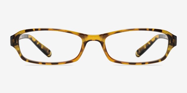 Adept Tortoise PlasticEyeglass Frames from EyeBuyDirect, Front View