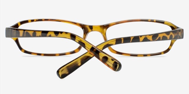 Adept Tortoise PlasticEyeglass Frames from EyeBuyDirect, Closed View