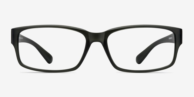 Apollo Matte Gray PlasticEyeglass Frames from EyeBuyDirect, Front View