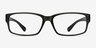 Apollo Matte Gray PlasticEyeglass Frames from EyeBuyDirect, Front View