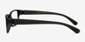 Apollo Matte Gray PlasticEyeglass Frames from EyeBuyDirect, Side View