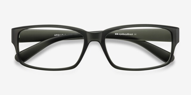 Apollo Matte Gray PlasticEyeglass Frames from EyeBuyDirect, Closed View