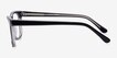 Blizzard Black AcetateEyeglass Frames from EyeBuyDirect, Side View