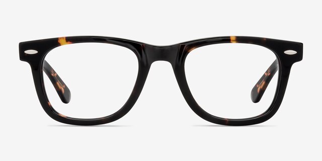 Blizzard Dark Tortoise AcetateEyeglass Frames from EyeBuyDirect, Front View