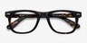 Blizzard Dark Tortoise AcetateEyeglass Frames from EyeBuyDirect, Closed View