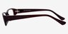 Sally Burgundy AcetateEyeglass Frames from EyeBuyDirect, Side View