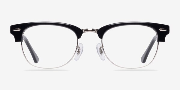 Sweet Jane Black/Silver Acétate Montures de lunettes de vue
