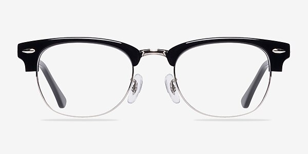 Sweet Jane Black/Silver Acetate Eyeglass Frames