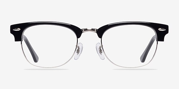 Sweet Jane Black/Silver Acetate Eyeglass Frames