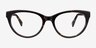 Her Écailles Acetate-metalMontures de lunettes de vue d'EyeBuyDirect, Vue de Face