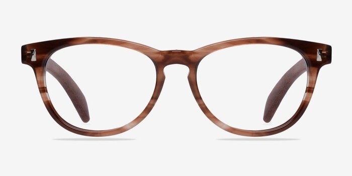 Sahara Brown Acetate Eyeglass Frames from EyeBuyDirect