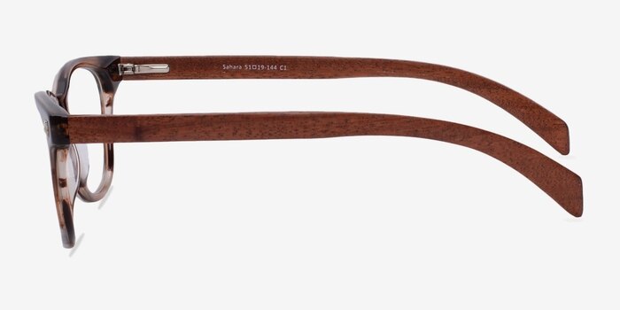 Sahara Brown Acetate Eyeglass Frames from EyeBuyDirect