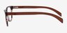 Sahara Brown AcetateEyeglass Frames from EyeBuyDirect, Side View