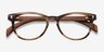 Sahara Brown AcetateEyeglass Frames from EyeBuyDirect, Closed View