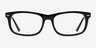 Birmingham Black AcetateEyeglass Frames from EyeBuyDirect, Front View