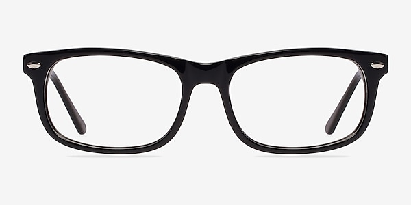 Birmingham Noir Acétate Montures de lunettes de vue