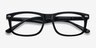 Birmingham Black AcetateEyeglass Frames from EyeBuyDirect, Closed View