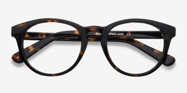 Stanford Tortoise AcetateEyeglass Frames from EyeBuyDirect, Closed View