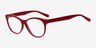 Sofia Pink AcetateEyeglass Frames from EyeBuyDirect, Angle View