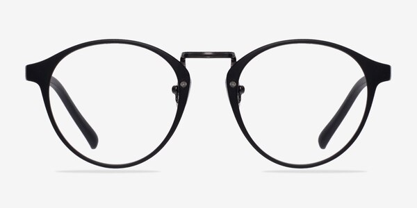Small Chillax Matte Black/Gunmetal Plastic Eyeglass Frames