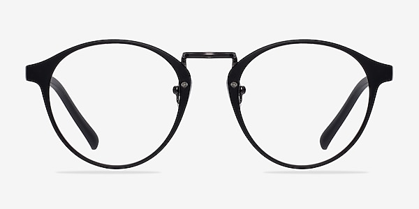 Small Chillax Matte Black/Gunmetal Plastic Eyeglass Frames