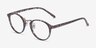 Small Chillax Red & Floral PlastiqueMontures de lunettes de vue d'EyeBuyDirect, Vue d'Angle