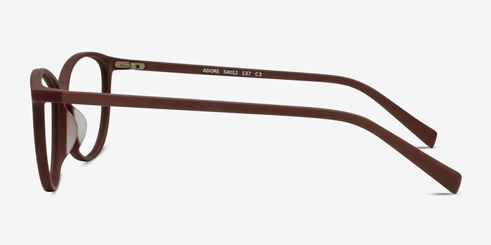 Adore Matte Brown/Pink Acetate Eyeglass Frames from EyeBuyDirect