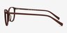 Adore Matte Brown & Pink AcetateEyeglass Frames from EyeBuyDirect, Side View