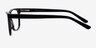 Allure Noir AcétateMontures de lunettes de vue d'EyeBuyDirect, Vue de Côté