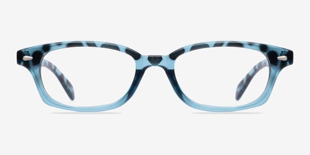 Amelia Leopard PlasticEyeglass Frames from EyeBuyDirect, Front View