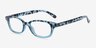 Amelia Leopard PlasticEyeglass Frames from EyeBuyDirect, Angle View
