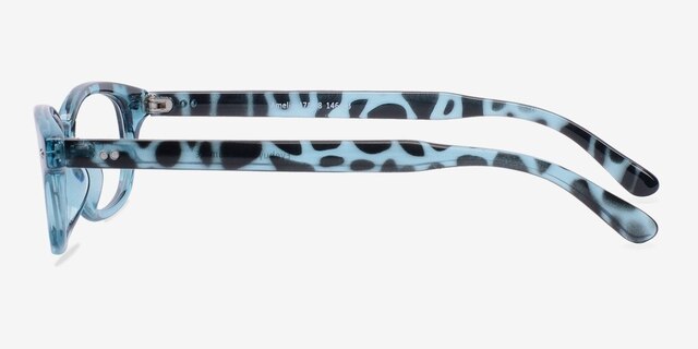 Amelia Leopard PlasticEyeglass Frames from EyeBuyDirect, Side View