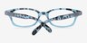 Amelia Leopard PlasticEyeglass Frames from EyeBuyDirect, Closed View