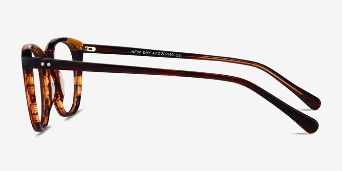 New Day Brown Acetate Eyeglass Frames from EyeBuyDirect